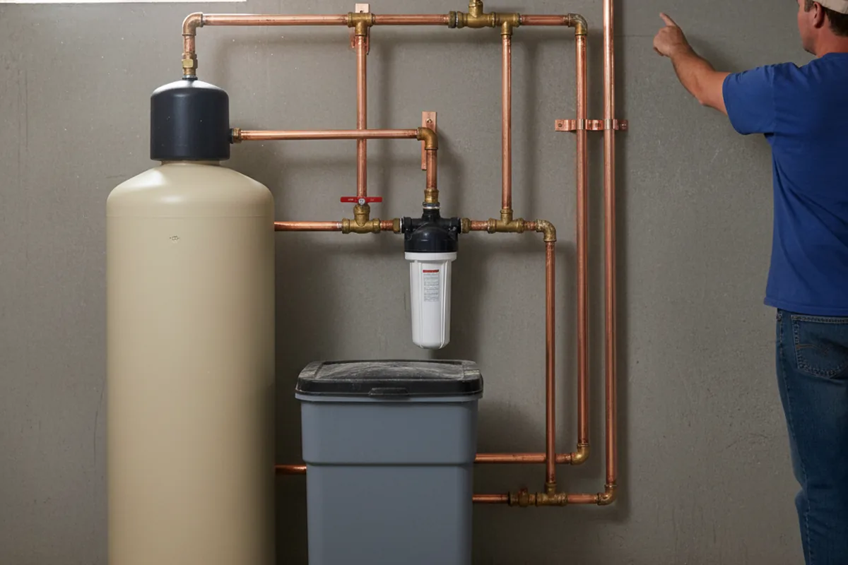 Whole-house water treatment system installed in Weir